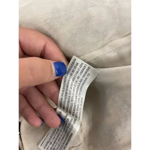 Zara Womens Vest Large S Ecru Embroidered Studded Limited Ed 7521/101 NWT - Picture 8 of 15